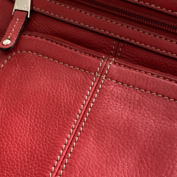 Tignanello Red Crossbody Bag - Picture 3 of 11